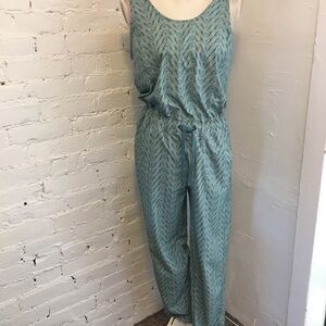 Patagonia Teal Jumpsuit cross-back fleetwith